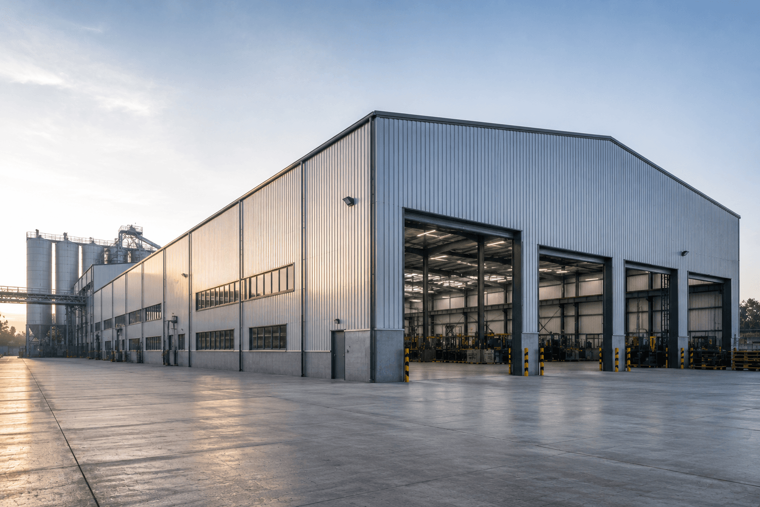 Large industrial manufacturing facility